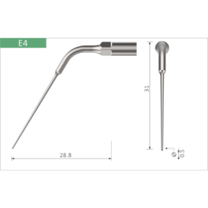 Ultrasonic scaler tip E4 (suitable for use with EMS® scaling devices)