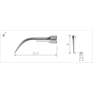 Ultrasonic scaler tip P1 (suitable for use with EMS® scaling devices)